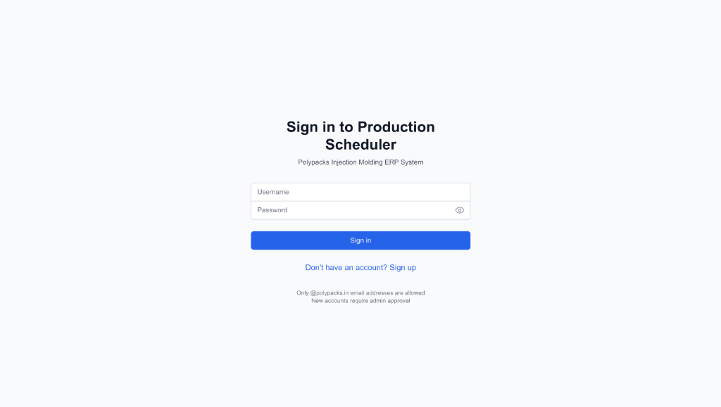 Production Management System